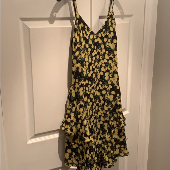 lemon cocktail dress